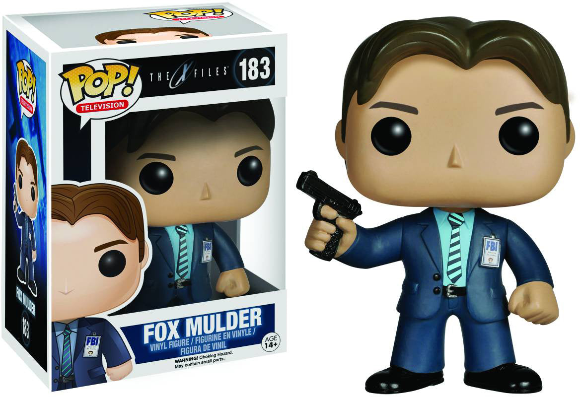 Pop Television 3.75 Inch Action Figure The X Files - Fox Mulder #183 (Shelf Wear Packaging)