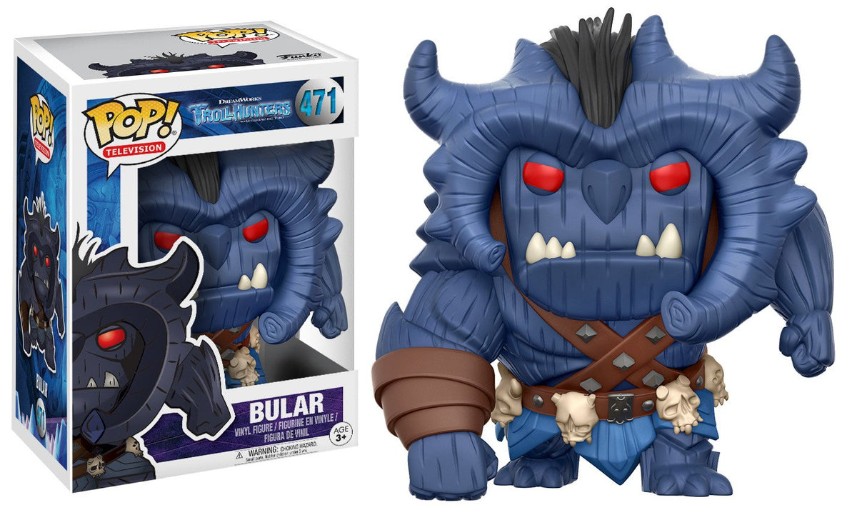 Pop Television 3.75 Inch Action Figure Trollhunters - Bular #471 (Sub-Standard Packaging)
