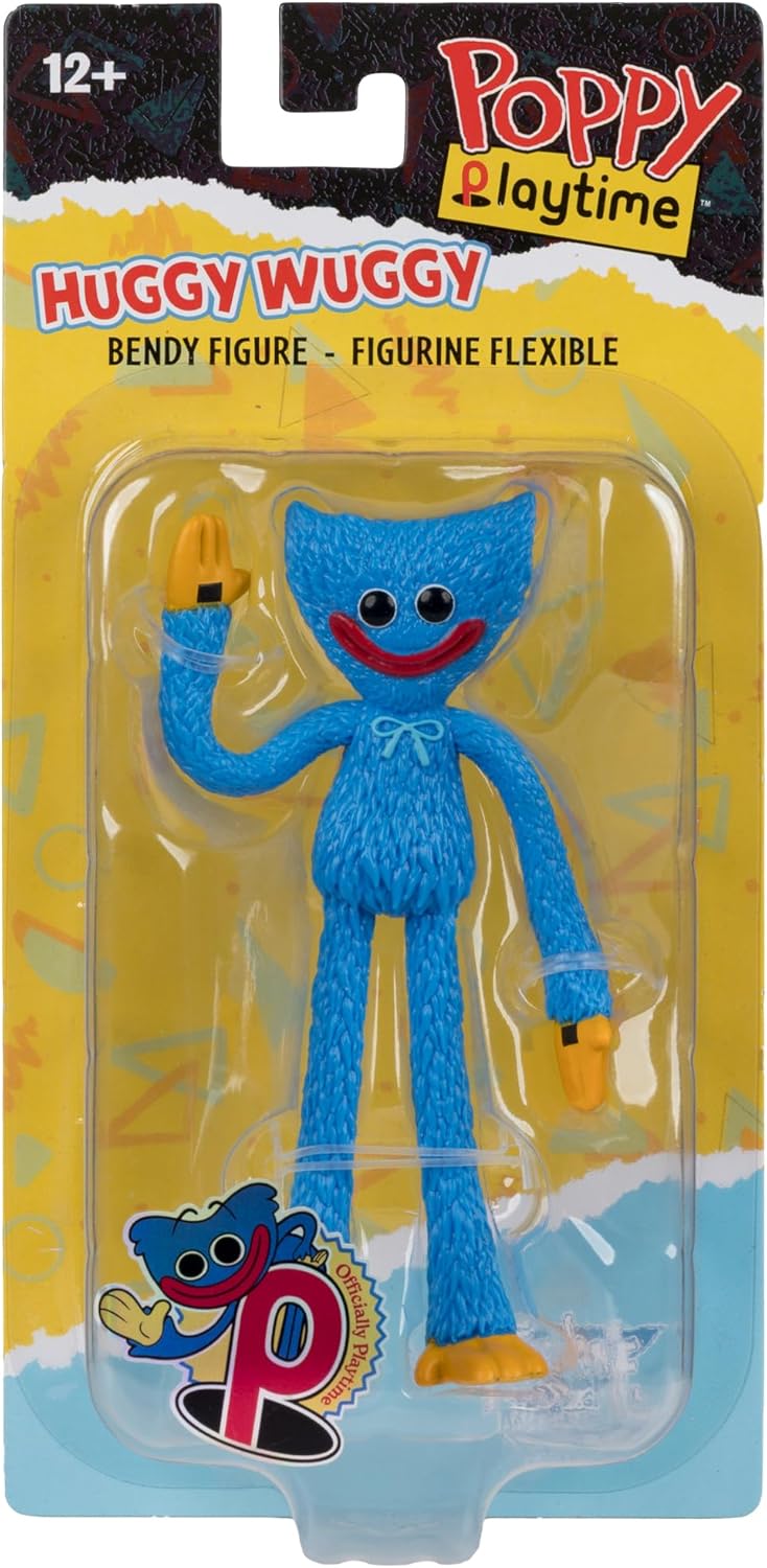 Poppy Playtime 4.5 Inch Action Figure Bendable Basic - Huggy Wuggy