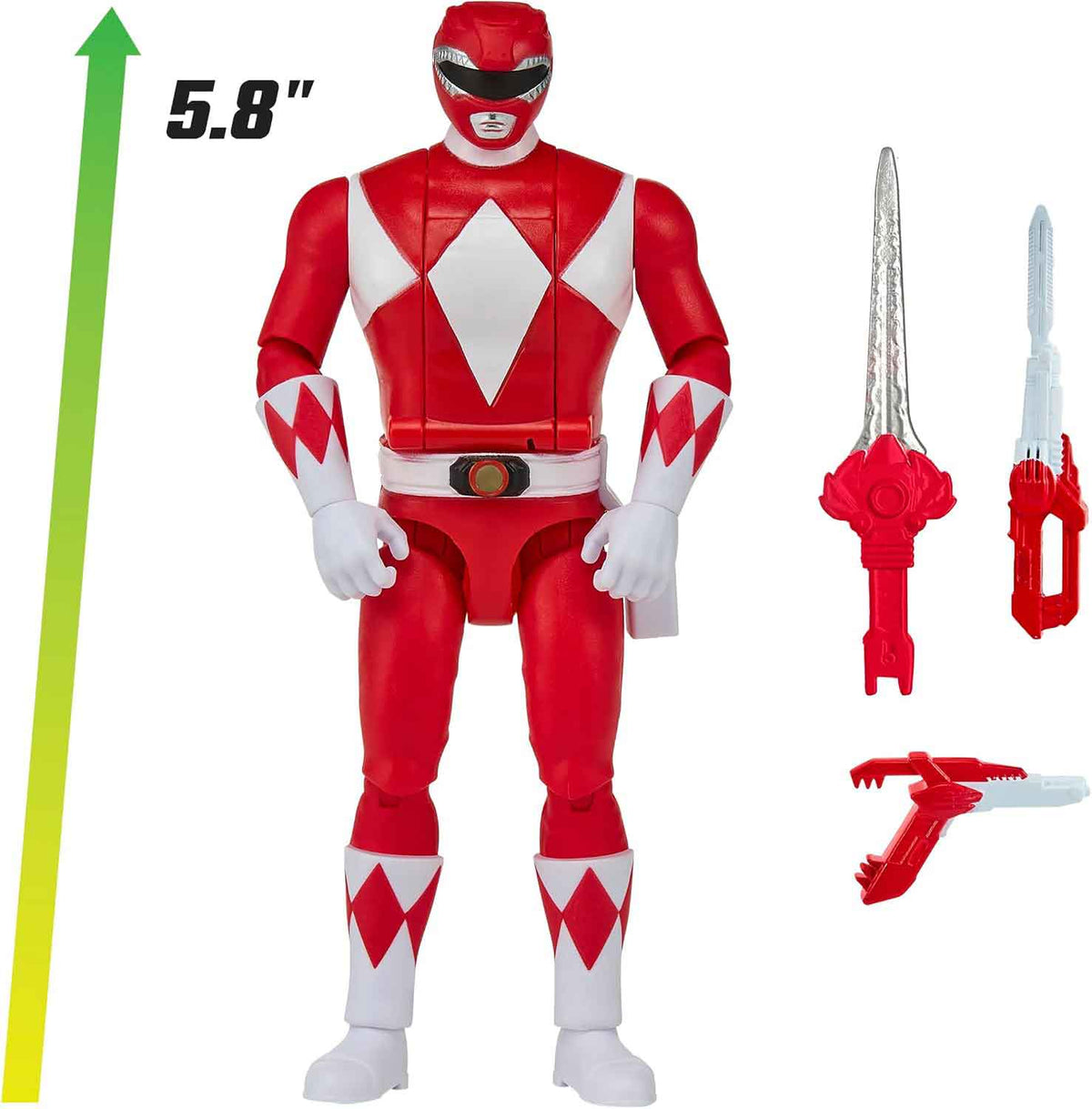Power Rangers Re-Ignition 6 Inch Action Figure Auto Morphin Season 2 - Red Ranger