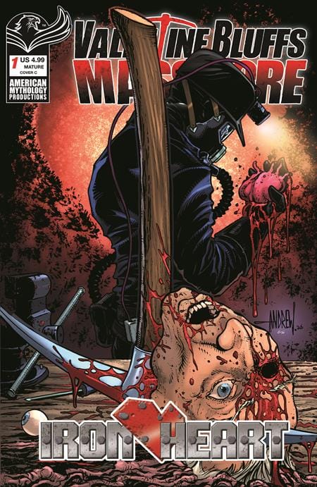 VALENTINE BLUFFS MASSACRE IRON HEART #1 (OF 2) CVR C ANDREW MANGUM VAR (MR) (Release Date: 08/26/2026)