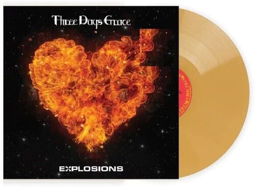 Three Days Grace - Explosions (Gold Vinyl) (Colored Vinyl, Gold)