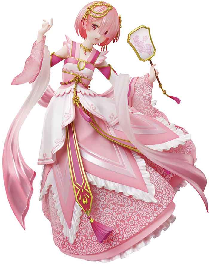 Re Zero Starting Life 9 Inch Statue Figure 1/7 Scale PVC - Ram Hanfu
