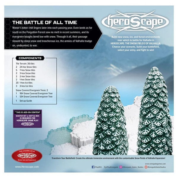 Heroscape: Rising Tide: The Snow Fields of Valhalla Terrain Expansion