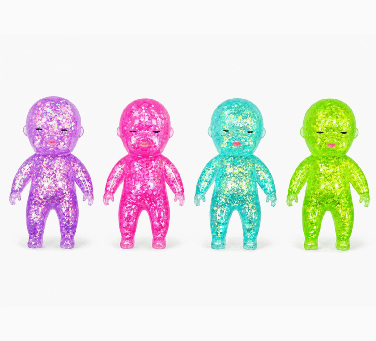 Sensibling: Glittered Figure Doll, Stress Relief Toy