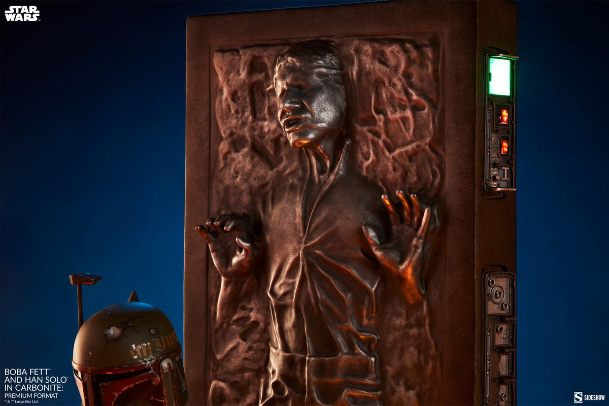 Boba Fett and Han Solo in Carbonite