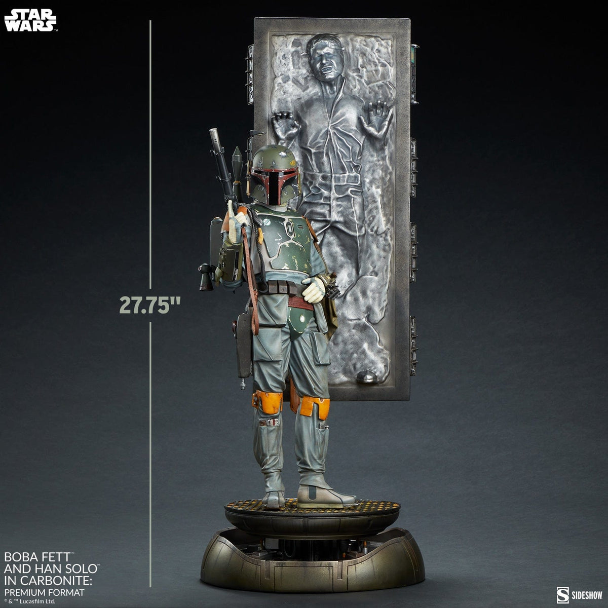 Boba Fett and Han Solo in Carbonite