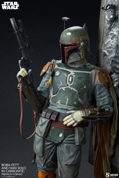 Boba Fett and Han Solo in Carbonite