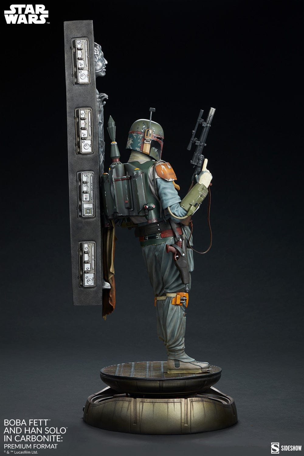 Boba Fett and Han Solo in Carbonite