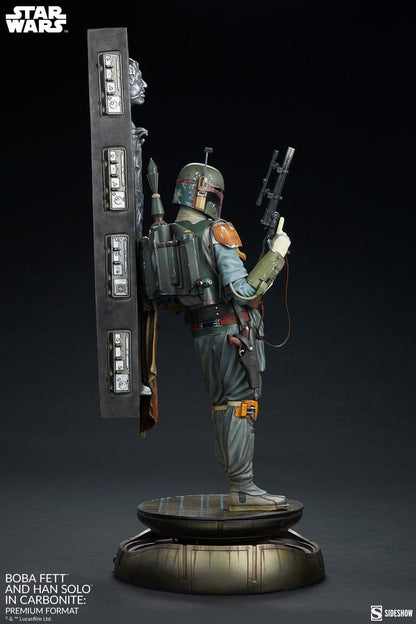 Boba Fett and Han Solo in Carbonite