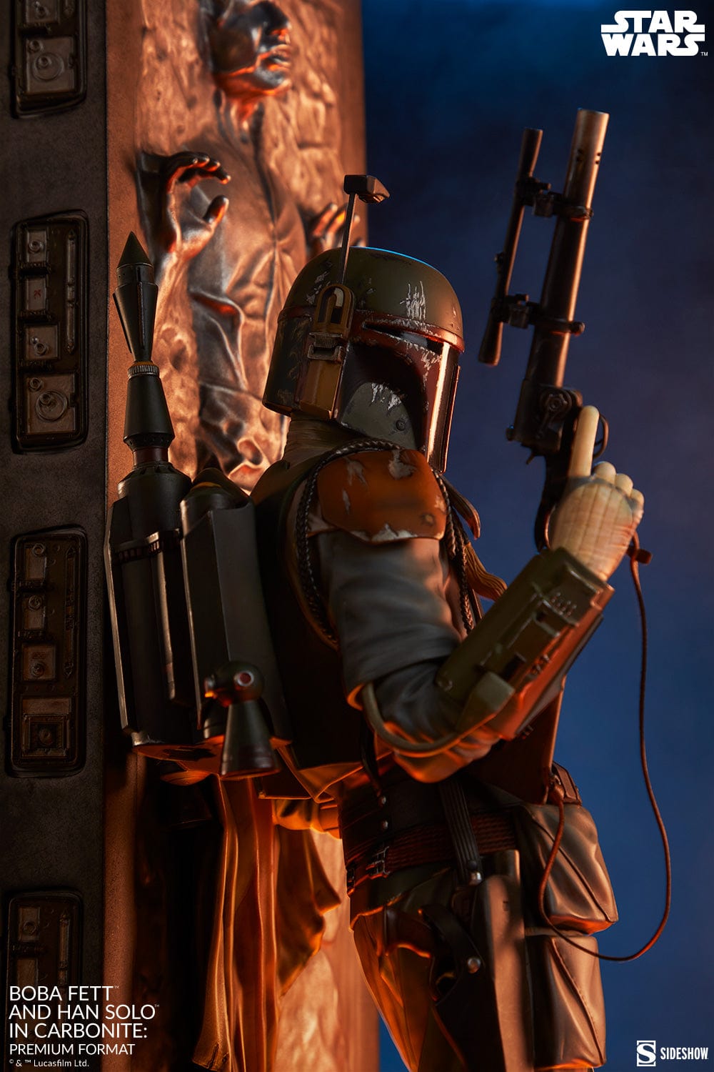 Boba Fett and Han Solo in Carbonite