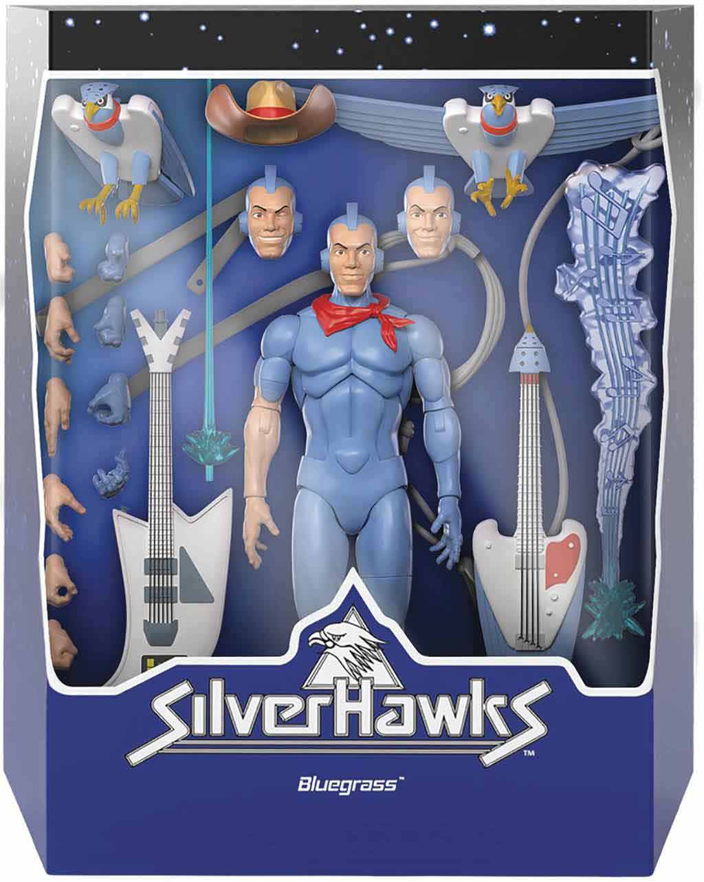 Silverhawks  7 Inch Action Figure Ultimates Wave 2 - Bluegrass