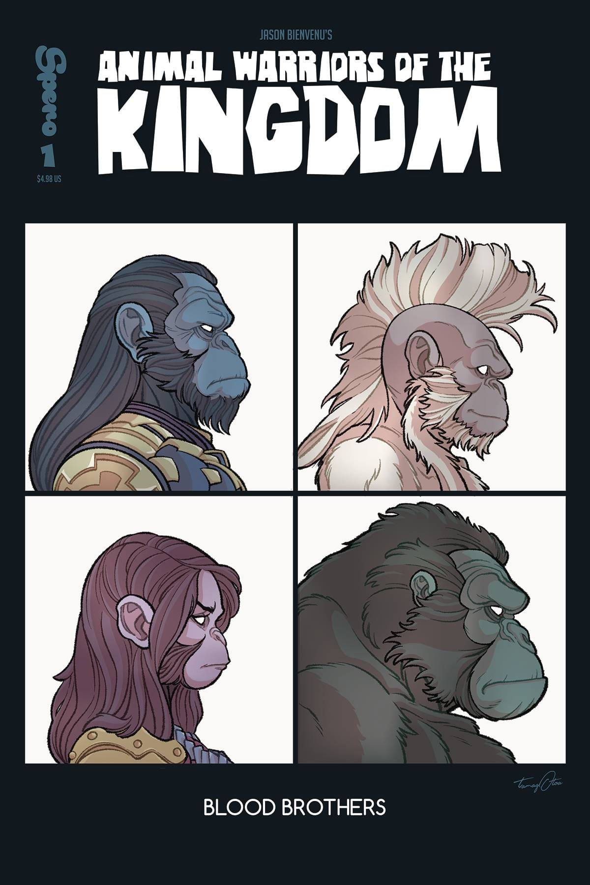 ANIMAL WARRIORS OF THE KINGDOM #1 (OF 5) CVR B BLOOD BROTHER