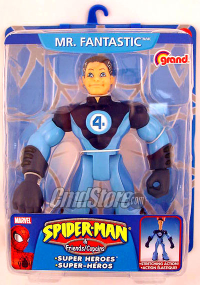Spider-Man & Friends Action Figures Series 17: Mr. Fantastic (Shelf Wear Packaging)