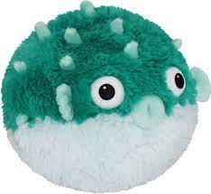 Squishable: Mini Teal Pufferfish 7“