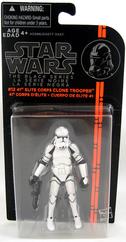 Star Wars 3.75 Inch Action Figure Black Series 2 - Episode III Clone Trooper - 41st #12