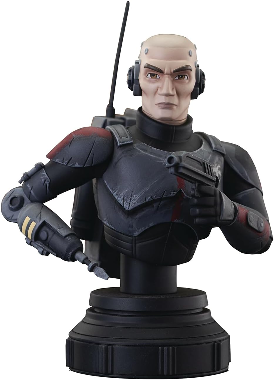 Star Wars Collectible The Clone Wars 6 Inch Bust Statue 1/7 Scale - Echo