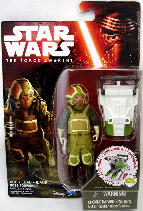 Star Wars The Force Awakens 3.75 Inch Action Figure Jungle And Space Wave 2 - Goss Toowers