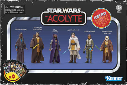 Star Wars Retro Collection 3.75 Inch Action Figure Box Set - The Acolyte Multipack (Pre-Order Ships August 2026)