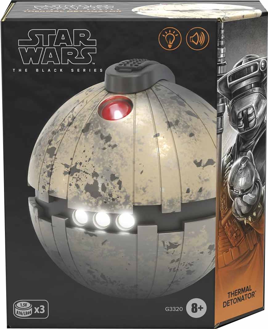 Star Wars The Black Series Life Size Prop Replica - Electronic Thermal Detonator (Pre-Order Ships Oct. 2026)