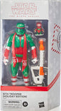 Star Wars The Black Series Holiday Edition 6 Inch Action Figure Box Art Exclusive - Sith Trooper (Green) (Shelf Wear Packaging)