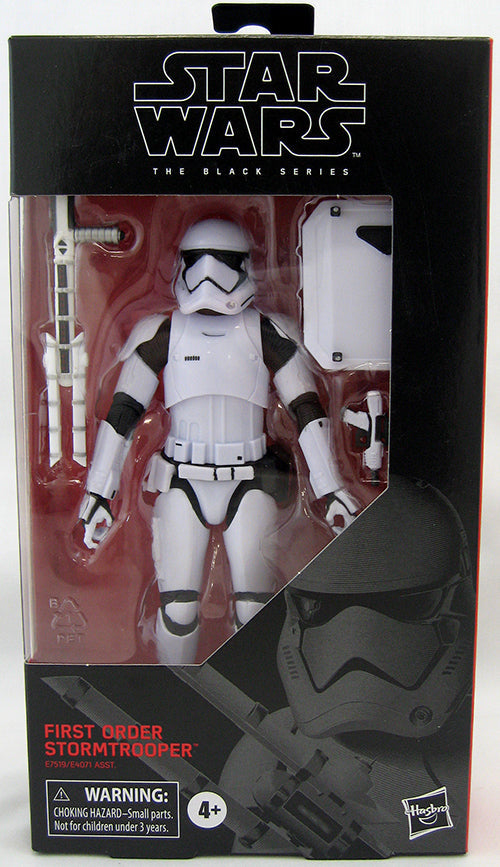 Star Wars The Black Series 6 Inch Action Figure Wave 33 - First Order Stormtrooper #97 (Shelf Wear Packaging)