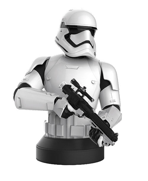 Star Wars The Force Awakens 7 Inch Bust Statue - First Order Stormtrooper Deluxe Mini Bust (Shelf Wear Packaging)