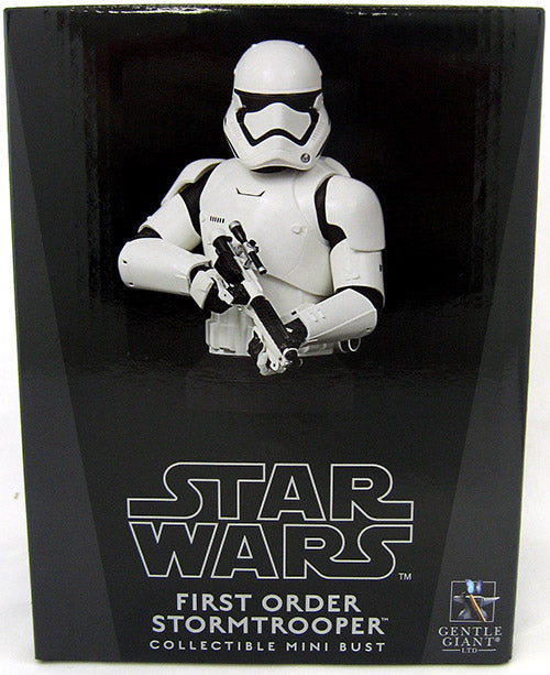Star Wars The Force Awakens 7 Inch Bust Statue - First Order Stormtrooper Deluxe Mini Bust (Shelf Wear Packaging)