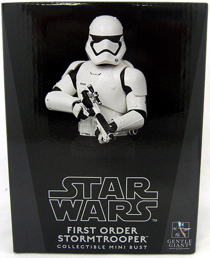 Star Wars The Force Awakens 7 Inch Bust Statue - First Order Stormtrooper Deluxe Mini Bust (Shelf Wear Packaging)