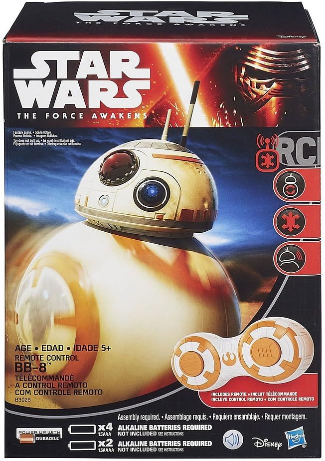 Star Wars The Force Awakens 7 Inch Vehicle Figure - RC BB-8 (Shelf Wear Packaging)
