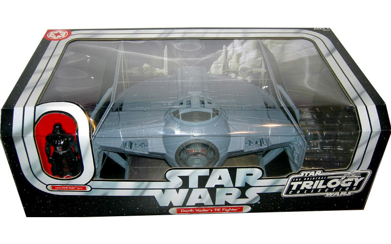 Star Wars The Original Trilogy 3.75 Inch Scale Vehicle Figure - Darth Vader with Tie Fighter (Shelf Wear Packaging)