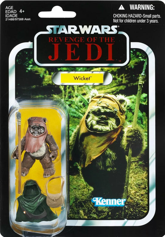 Star Wars The Vintage Collection 3.75 Inch Action Figure (2020 Wave 7) - Wicket VC27 (Shelf Wear Packaging)