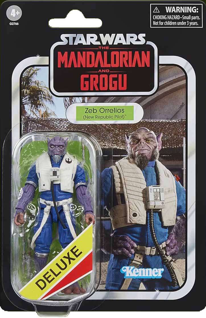 Star Wars The Vintage Collection 3.75 Inch Action Figure Deluxe - Zeb Orrelios (New Republic Pilot) VC400 (Pre-Order Ships August 2026)