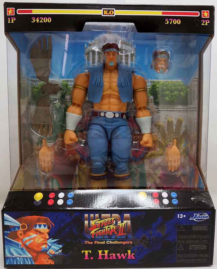Street Fighter 2 The Final Challengers 6 Inch Action Figure Deluxe - T. Hawk