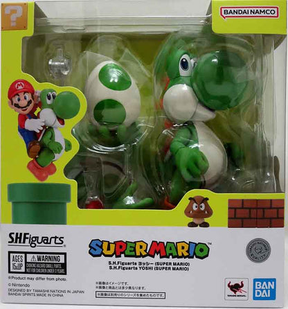 Super Mario 5 Inch Action Figure S.H. Figuarts - Yoshi Reissue