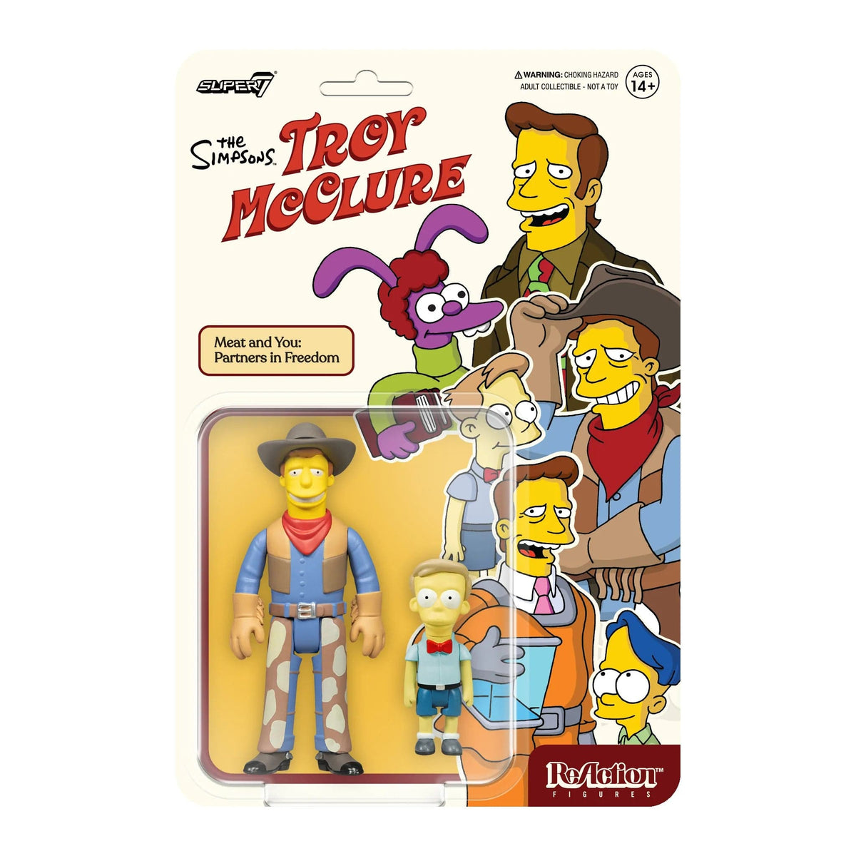 Super7 ReAction: Simpsons - Troy McClure, Meat and You