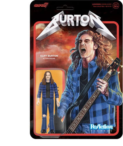 ReAction Figure: Cliff Burton (Flannel Shirt)