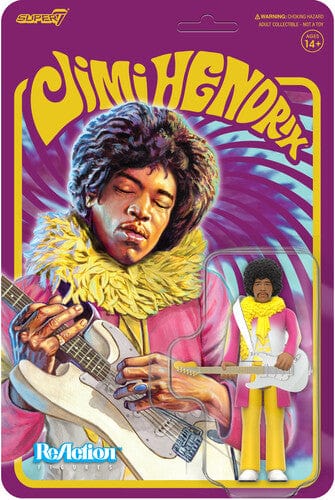 Super7 - Jimi Hendrix - ReAction Figures - Jimi Hendrix (Reverse Album Colors)