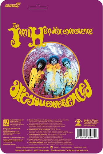Super7 - Jimi Hendrix - ReAction Figures - Jimi Hendrix (Reverse Album Colors)