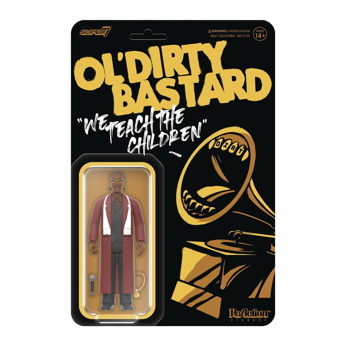 SUPER7: REACTION WAVE 4 - OLD DIRTY BASTER FOR THE CHILDREN ACTION FIGURE