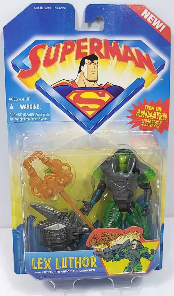 Superman Animated 5 Inch Action Figure - Kryptonite Armor Lex Luthor (Shelf Wear Packaging)