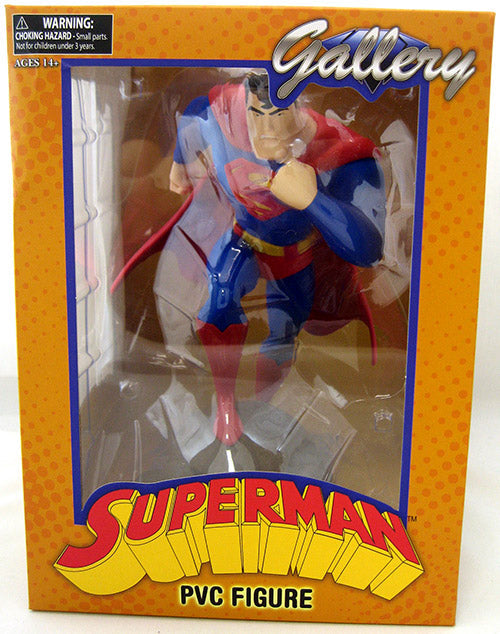 DC Gallery Superman Animated Series 9 Inch PVC Staute - Superman