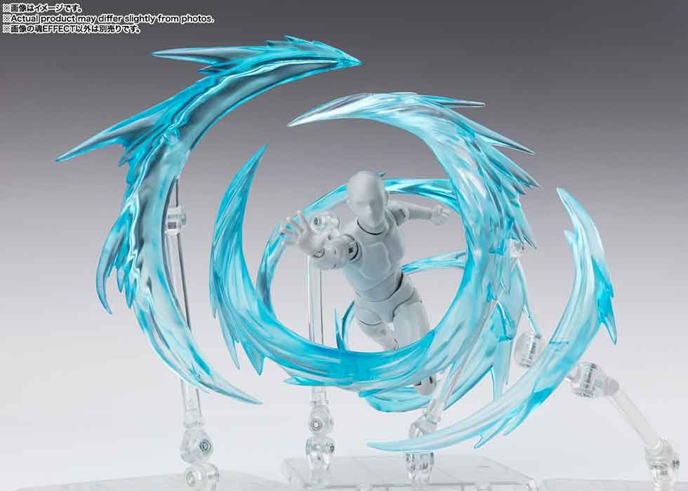Tamashii Effect 6 Inch Scale Accessory S.H. Figuarts - Effect Wind Blue Version