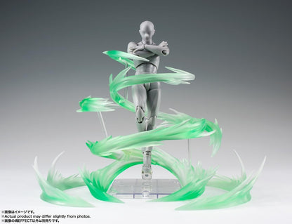 Tamashii Effect 6 Inch Scale Action Figure S.H. Figuarts - Effect Wind Green Version (Shelf Wear Packaging)