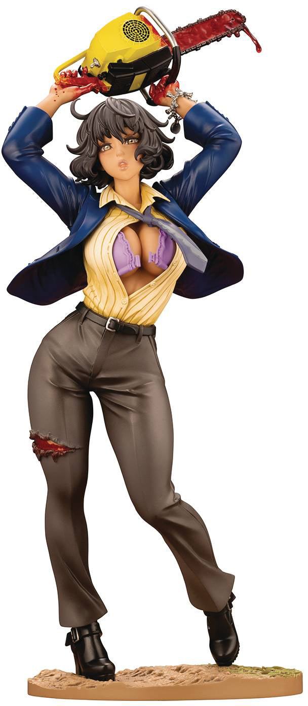 The Texas Chainsaw Massacre 9 Inch Statue Figure Bishoujo - Leatherface in Suit
