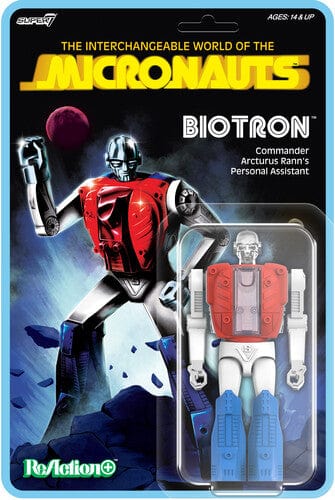 SUPER 7: REACTION WAVE 1 - MICRONAUTS - BIOTRON ACTION FIGURE