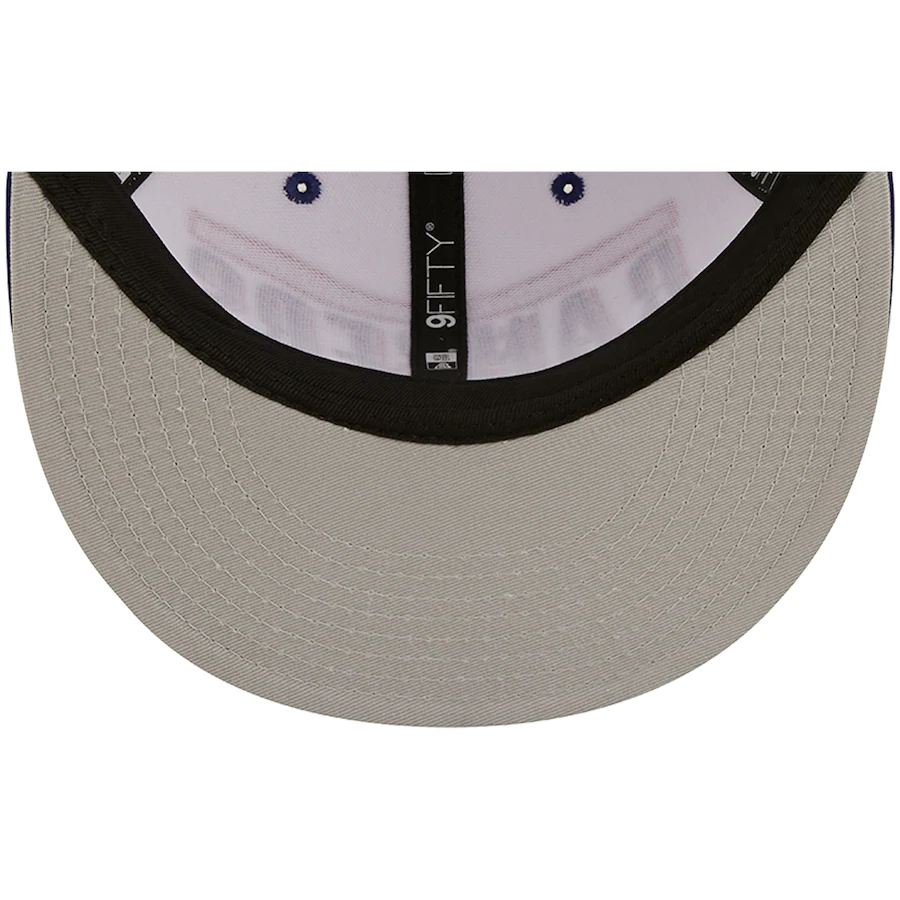 New Era Arizona Diamondback Retro Title 9FIFTY Snapback Hat - White/Royal