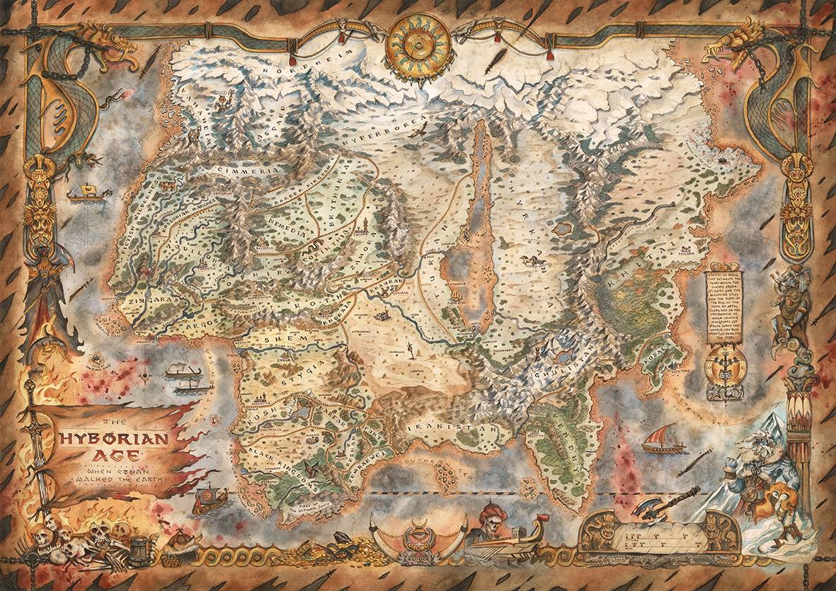 CONAN BARBARIAN #1 CVR G WRAP HYBORIAN AGE MAP (MR)