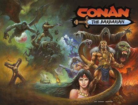CONAN THE BARBARIAN #25 CVR F ALEX HORLEY WRAPAROUND CARD STOCK VAR (MR)