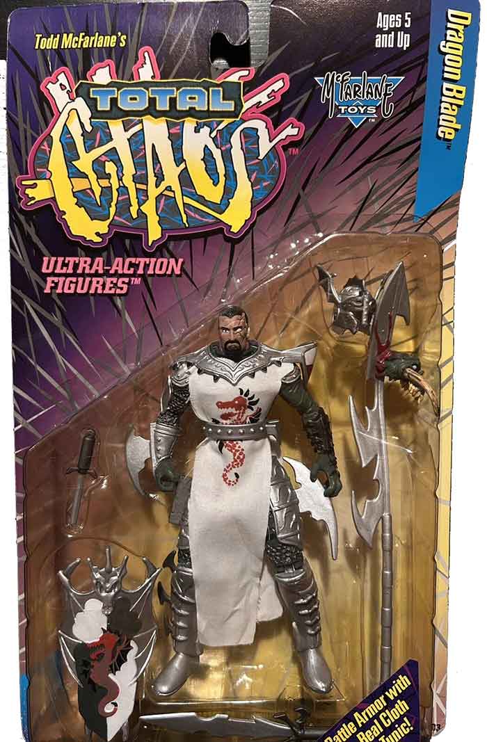 Total Chaos 6 Inch Action Figure - Dragon Blade (Damaged Packaging)